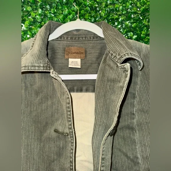 Stylish Olive Green Jacket - Picture 3 of 10